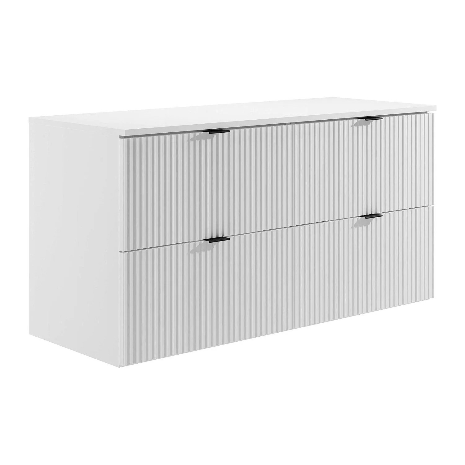 Vente-unique Waschbeckenunterschrank Zevini Weiß 120 cm
