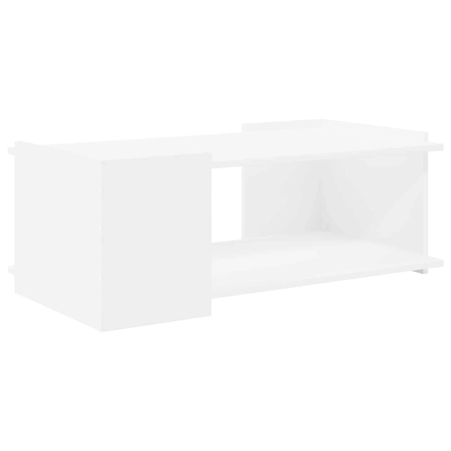 vidaXL Couchtisch Weiß 90 x 50 x 33 cm Holzwerkstoff 8000994