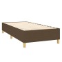Boxspringbett braun 80x200 cm, Stoffbezug, ohne Matratze. Bett für erholsamen Schlaf im Schlafzimmer.