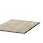 Tischplatte Eiche, 120x80 cm, 2,8 cm dick, unbehandelt, für individuellen Tischbau.