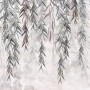 Sanders & Sanders Fototapete mit Blättern in Grau und Beige, 3,6x2,7m.