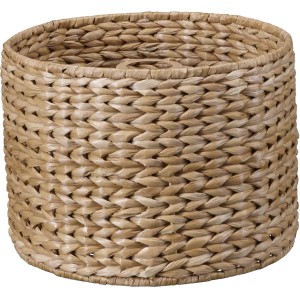 PR Home Lampenschirm Sandy, geflochten aus Naturfaser, E27, 25x19cm.