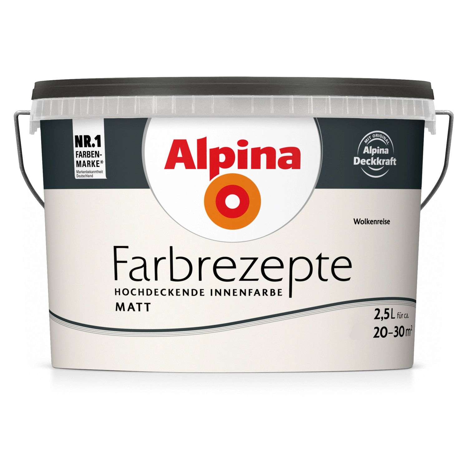 Alpina Farbrezepte Wolkenreise matt 2,5 Liter