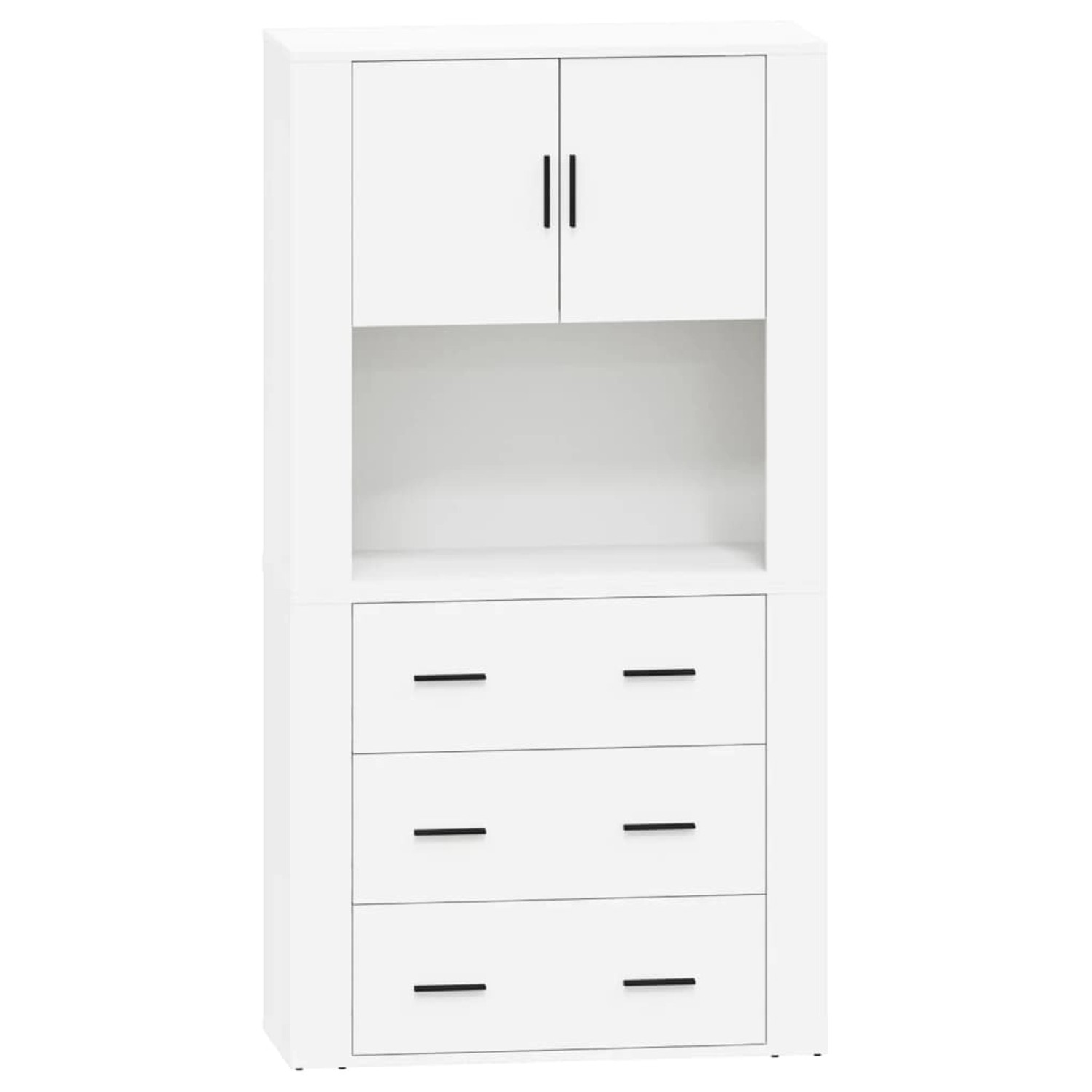 vidaXL Highboard Weiß Holzwerkstoff 3185383