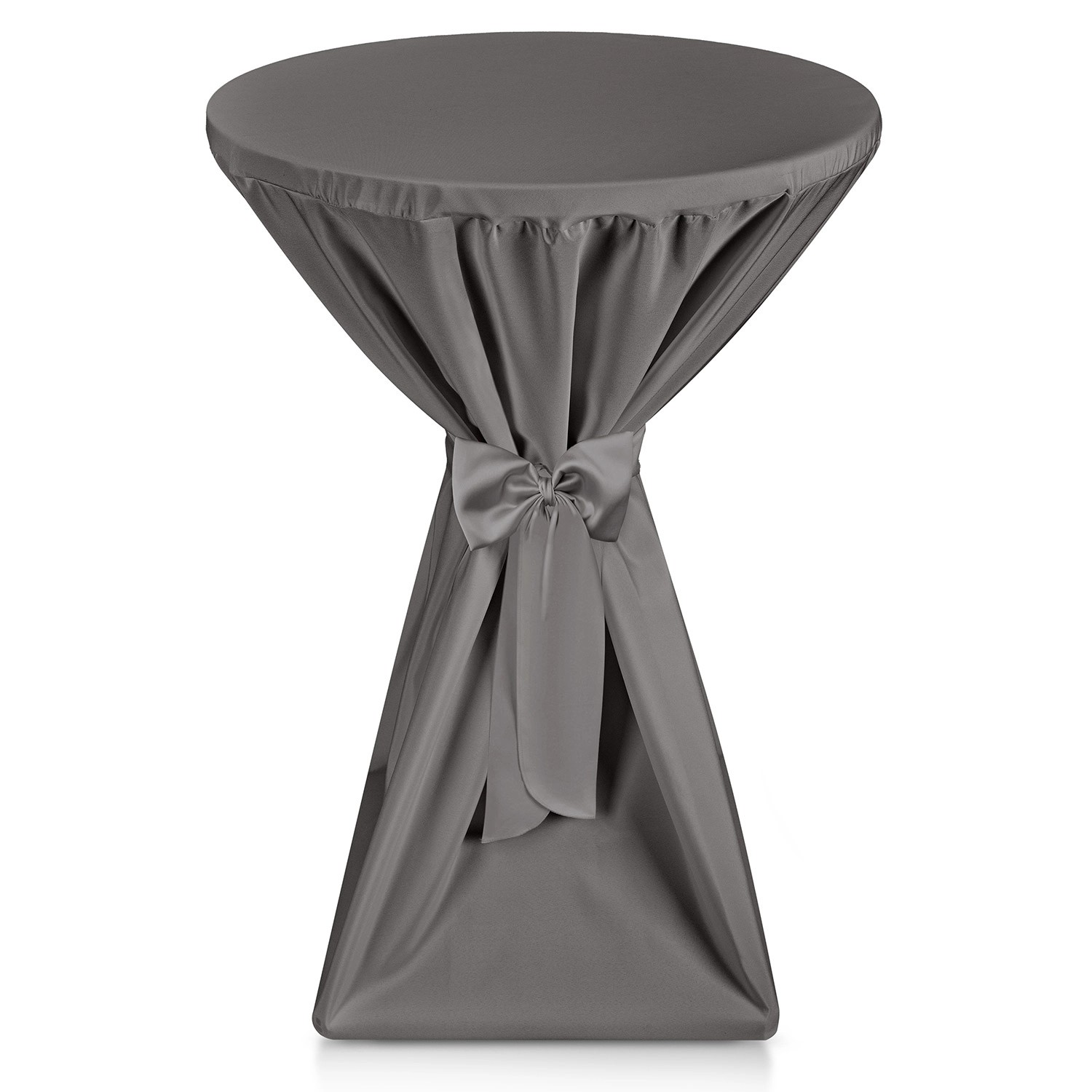 Beautissu Premium Stehtischhusse Ø 70cm Anthrazit günstig online kaufen