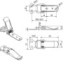 SOTECH 6 Stück Spannverschluss LATCH Verzinkt Kniehebelspanner_5