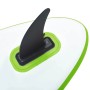 vidaXL Aufblasbares SUP-Board mit Segel Set Grün und Weiß 92735_10