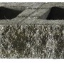 Grau-nuanciertes Bruchsteinmauer Grundelement, 50x25x15 cm, für Mauersysteme im Garten.