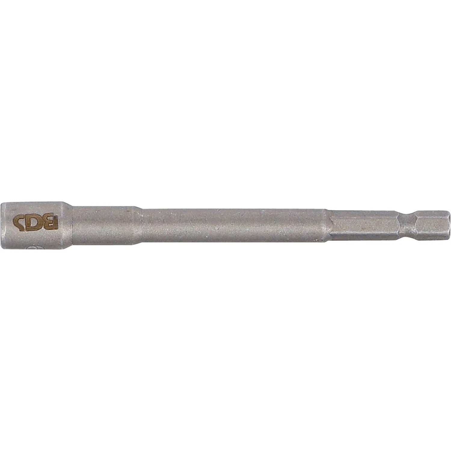 BGS Steckschlüssel Einsatz Sechskant Extra Lang Für Bohrmaschinen Antrieb Außensechskant 6 3 Mm  1 4 Zoll  SW 6 Mm 2762