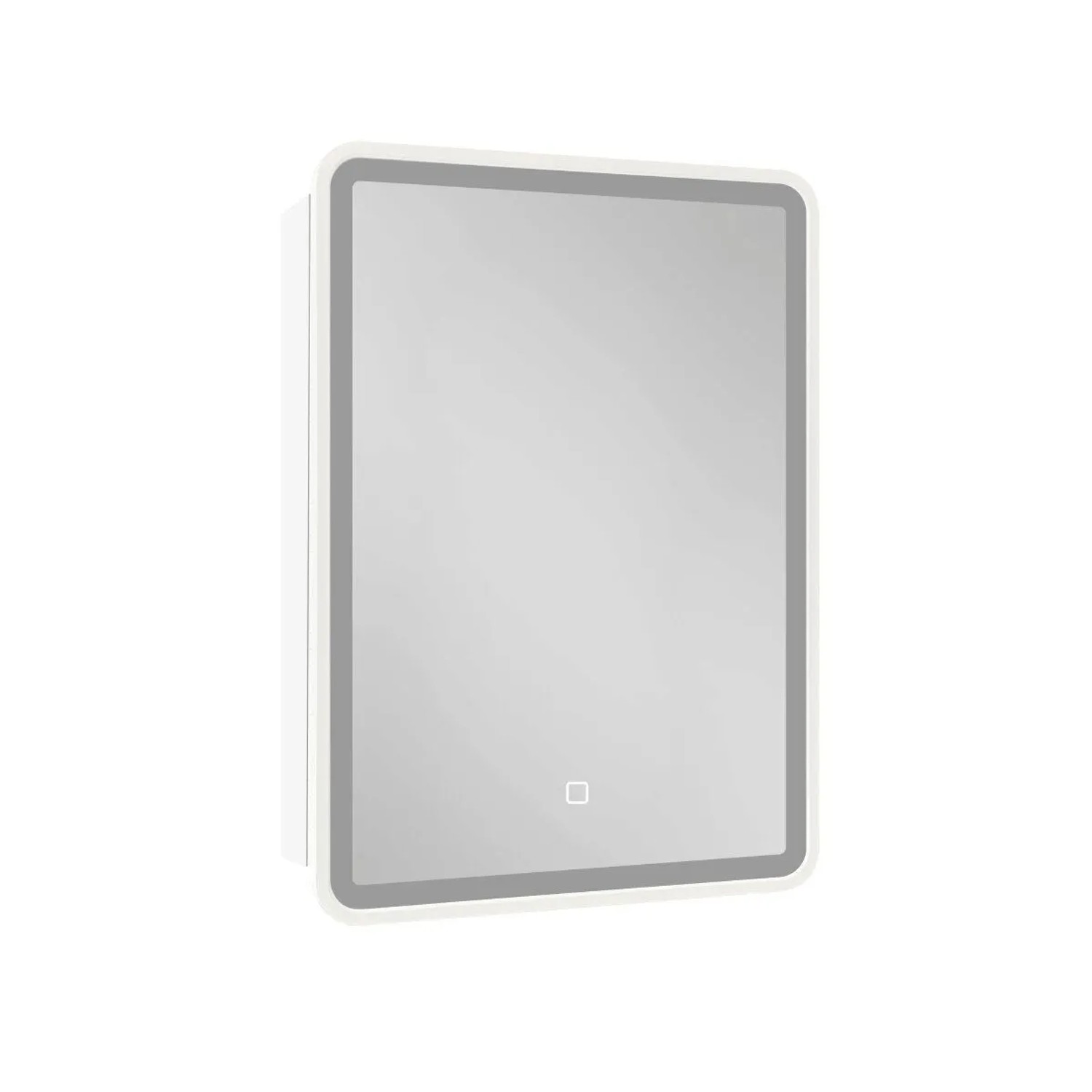 Swiss Aqua Technologies Spiegelschrank mit LED Beleuchtung und Sensor IP44 50x71CM Metall Weiß