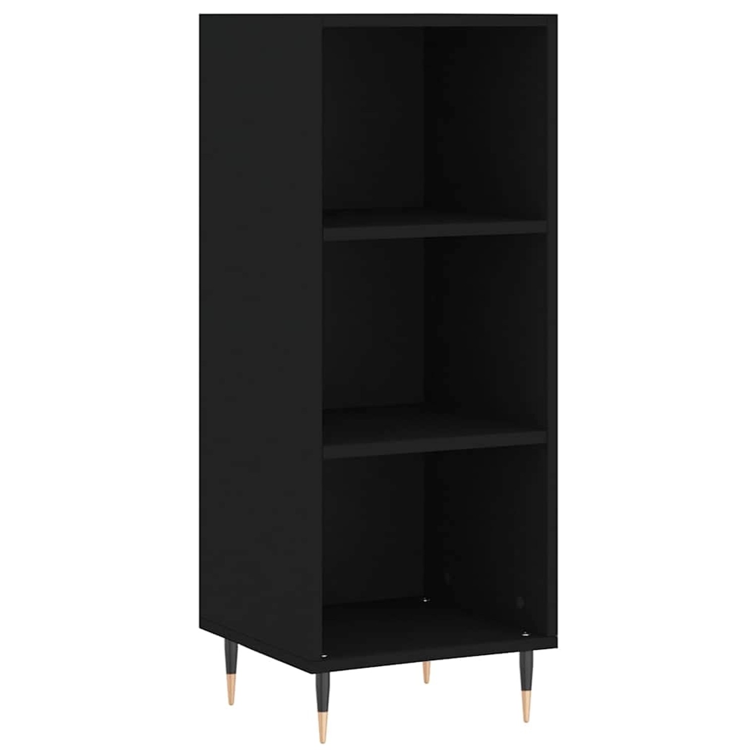 vidaXL Sideboard Schwarz 34,5x32,5x90 cm Holzwerkstoff 828709 günstig online kaufen
