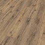 Egger Laminat NatureSense EL1007, Parkett Eiche Dunkel, Detailansicht des verlegten Bodens.