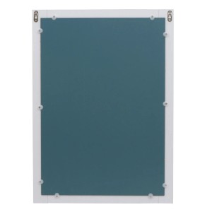 MCW Wandspiegel L86 in Weiß mit Aufhängung zur Wandmontage.