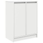 vidaXL Sideboard Weiß 57x34x76 cm Holzwerkstoff 861616