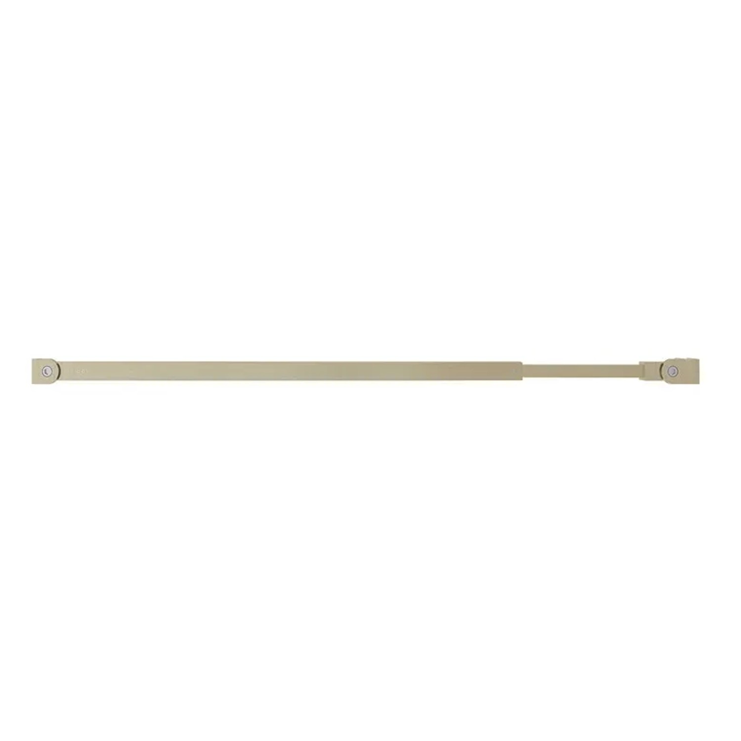 Duschparadies Wandprofil mit Stabilisierungsstange, gold gebürstet, ausziehbar für 6-10mm Glas.