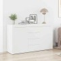 vidaXL Sideboard mit Schubladen Weiß 120 x 36 x 69 cm Holzwerkstoff 3333856_2