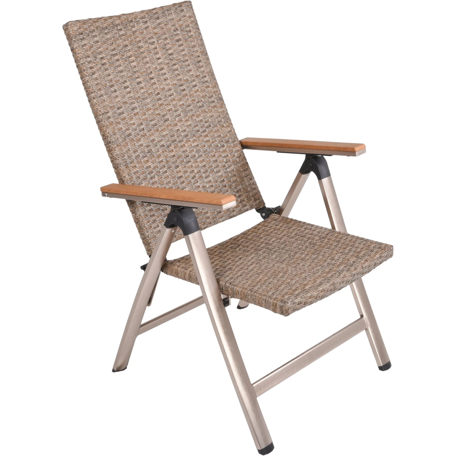 Garden Pleasure Stuhl mit Armlehnen Florance 60 x 109 x 65 cm Champagner kaufen bei OBI