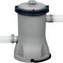 Bestway Filterpumpe für Quick-Up Pool, grau, mit Schläuchen.