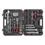 Gedore Steckschlüssel-Satz R46003097, 97-teilig, im roten Kunststoffkoffer. Werkzeug-Set für Schraubarbeiten.