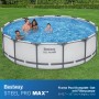 Bestway Framepool Steel Pro Max Lichtgrau Ø 427 x 107 cm_2