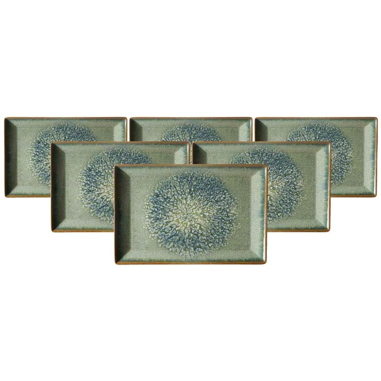 Ritzenhoff & Breker Verde Servierplatte 30 x 20 cm 6er Set