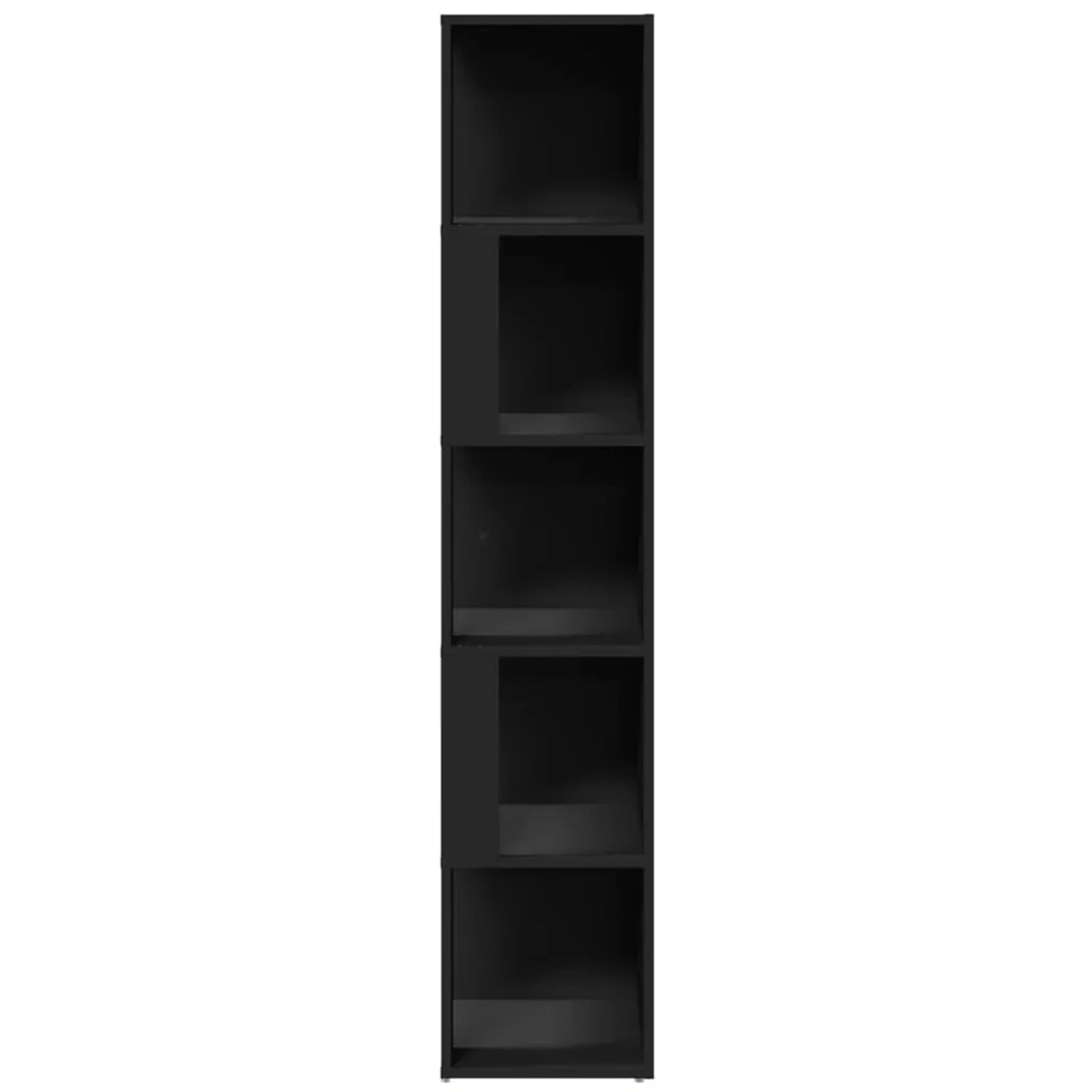 vidaXL Eckregal Schwarz 5 Fächer 33x33x164,5 cm Holzwerkstoff kaufen bei OBI