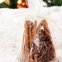 Deko-Beutel mit Zimtstangen und Sternanis (100g) für weihnachtliche Dekoration.