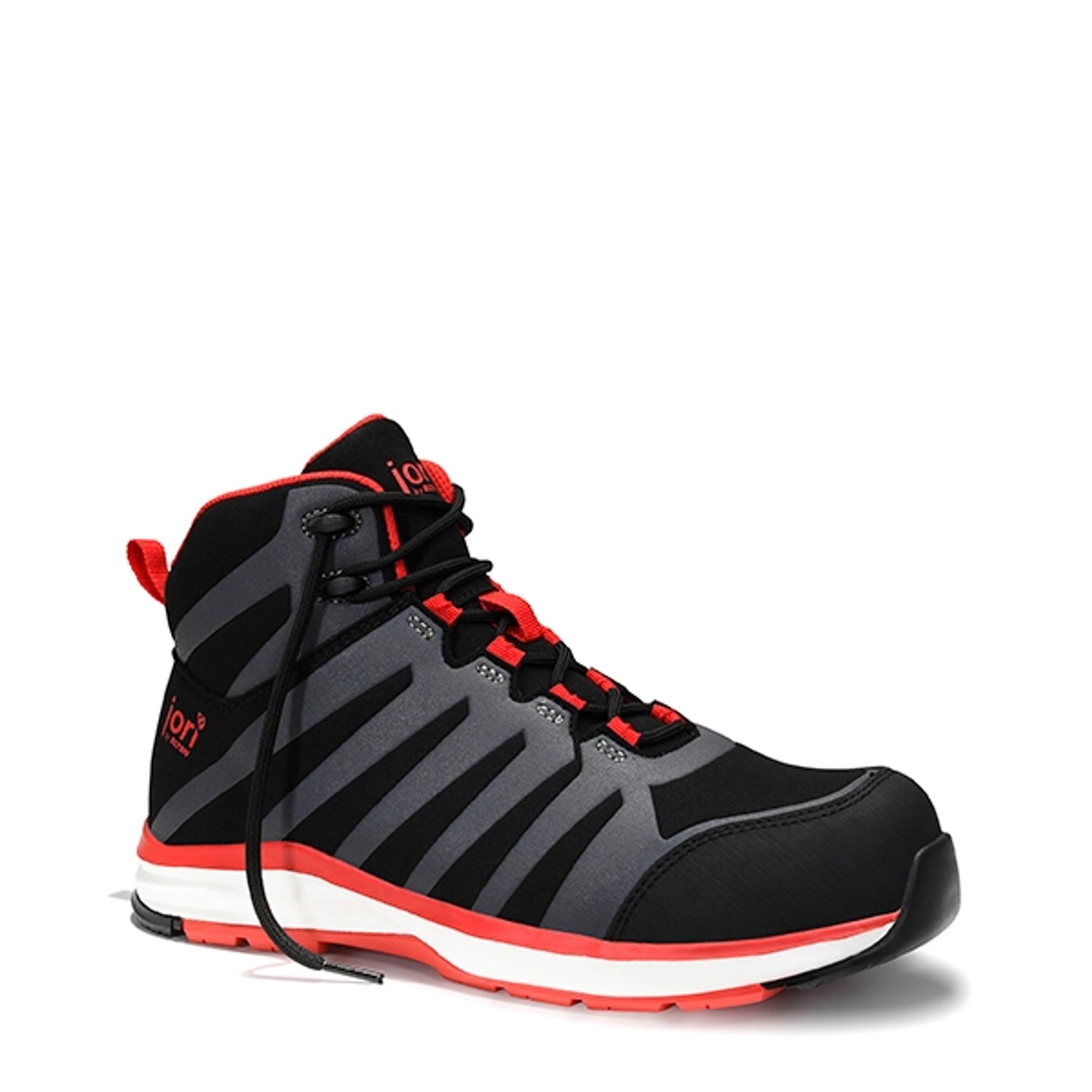 Jori Sicherheitsstiefel JoRapid Black-Red Mid Esd S3 Gr. 44