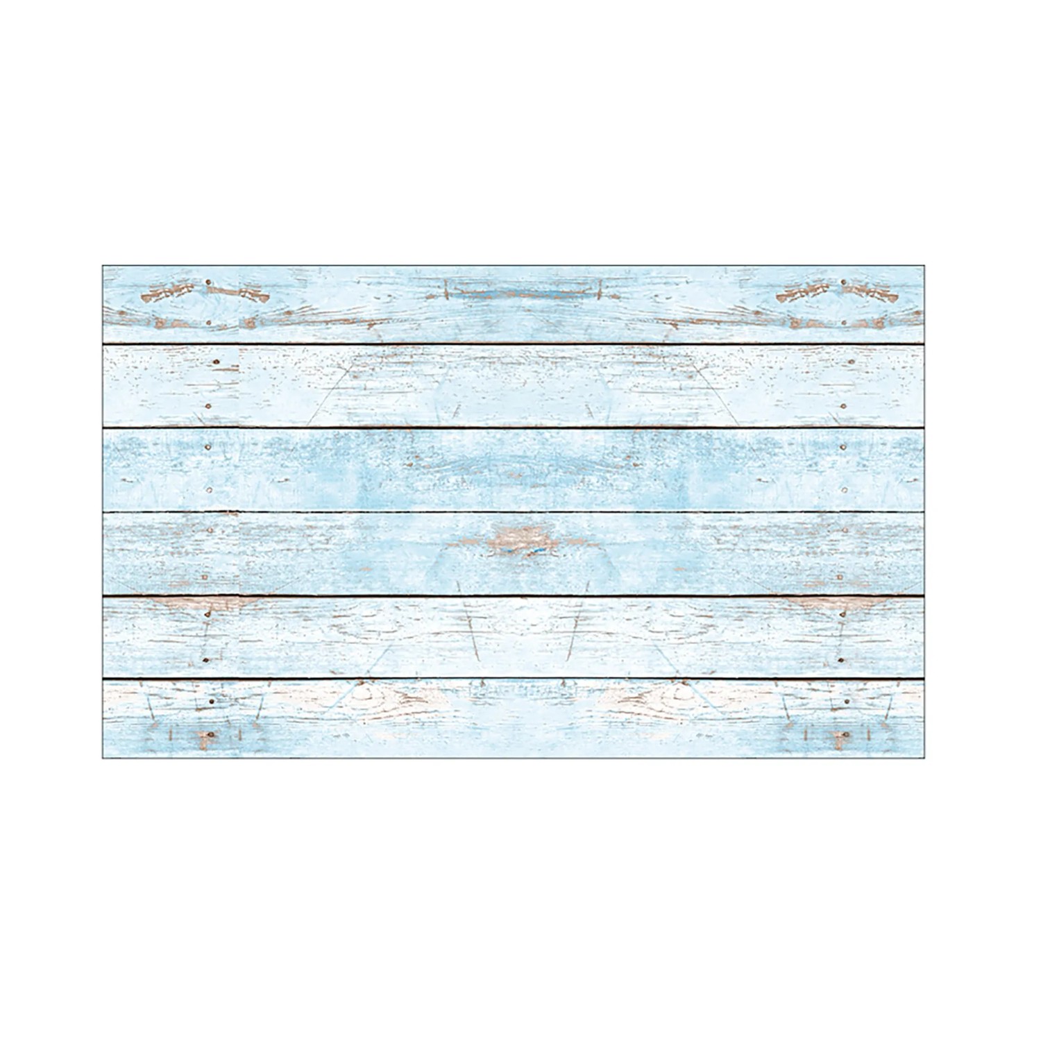 MySpotti Küchenrückwand Profix Cucina Wood Light 100 x 60 cm Hellblau-Weiß