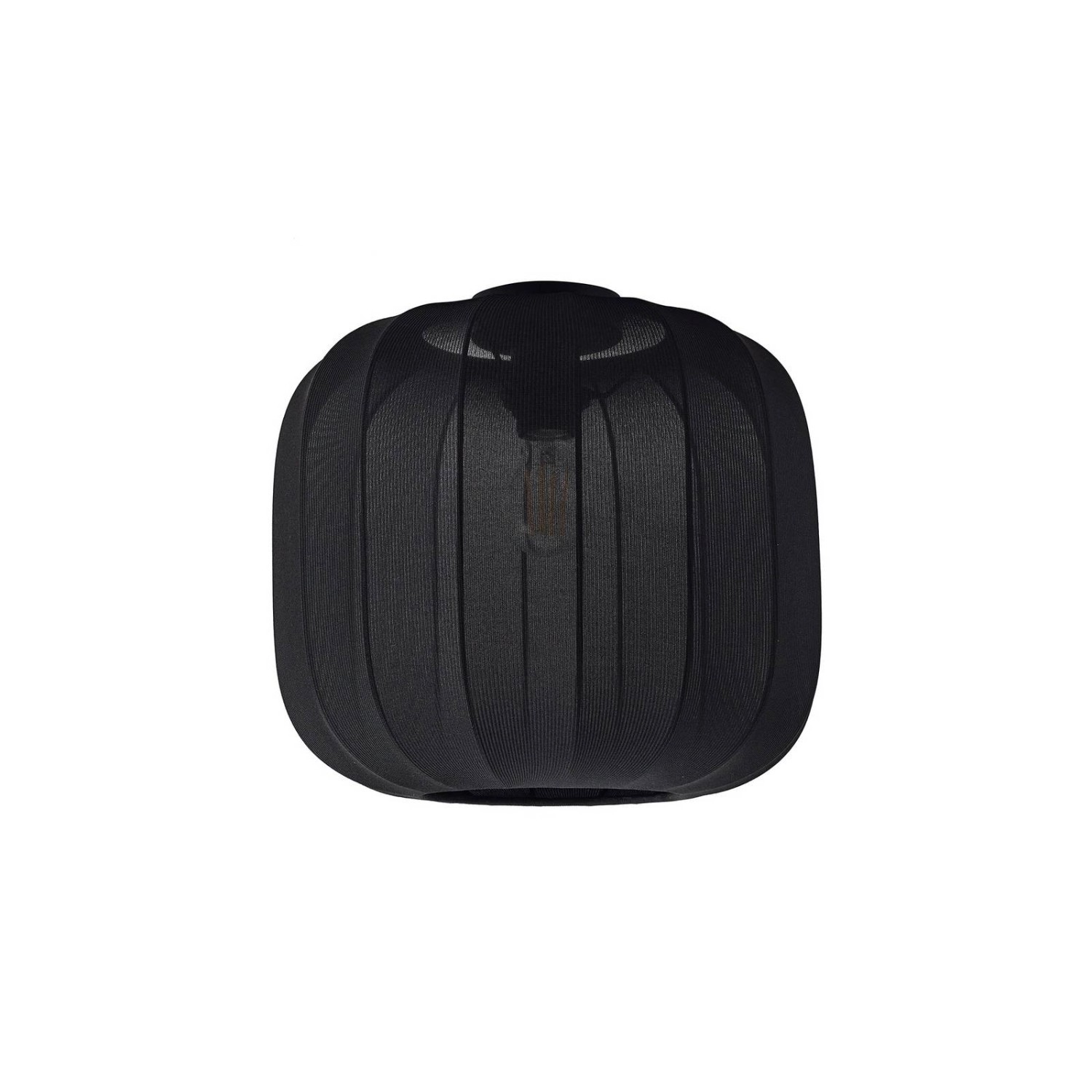 Lindby Deckenlampe Helin 10030927 Skandinavisch in Schwarz aus Textil 1-flammig E27 Wohnzimmerleuchte