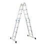 PROREGAL Mehrzweckleiter MULTISTEP, Aluminium, als Stehleiter aufgebaut.