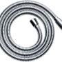 Hansgrohe Sensoflex Metall Brauseschlauch, 125 cm, Chrom, aufgerollt.