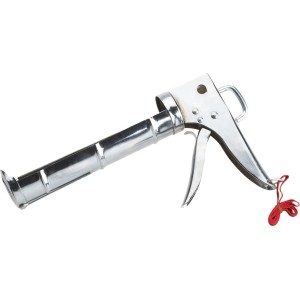 LUX Kartuschenpresse Classic aus Stahl, Zahnstange für gute Kraftübertragung.