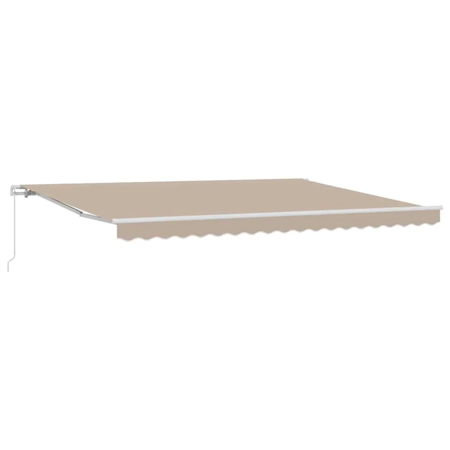 vidaXL Markise Beige 450 x 350 x 165 cm Polyester 3331129