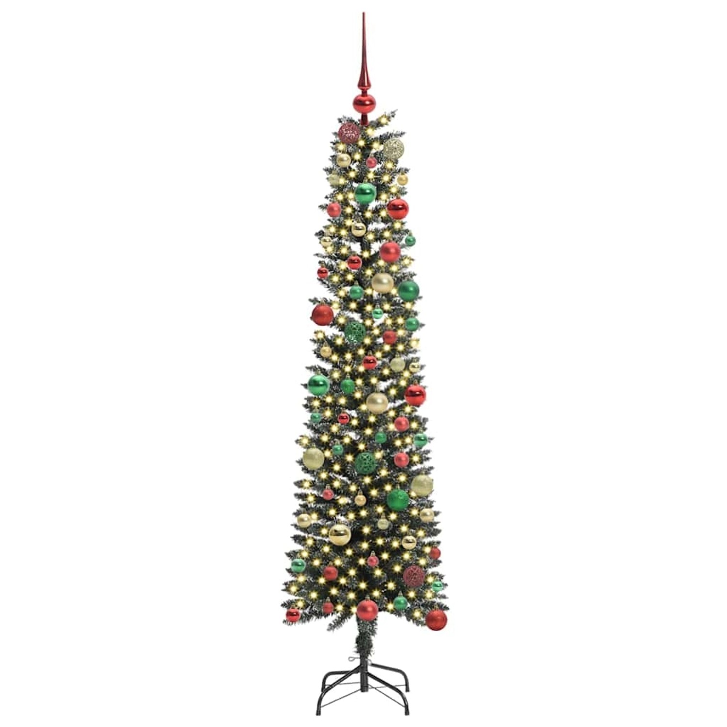 vidaXL Künstlicher Weihnachtsbaum Grün 50,5 x 50,5 x 180 cm 3395948