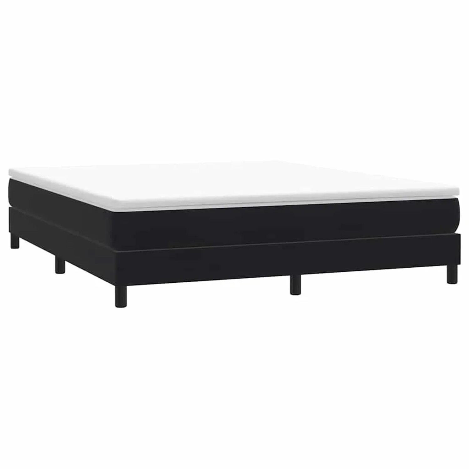 vidaXL Boxspringbett ohne Matratze Schwarz 180x220 cm Samt 3315887 günstig online kaufen
