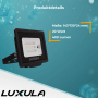 LUXULA LED-Strahler RGB 20W, Außenstrahler mit Farbwechsel und Fernbedienung.
