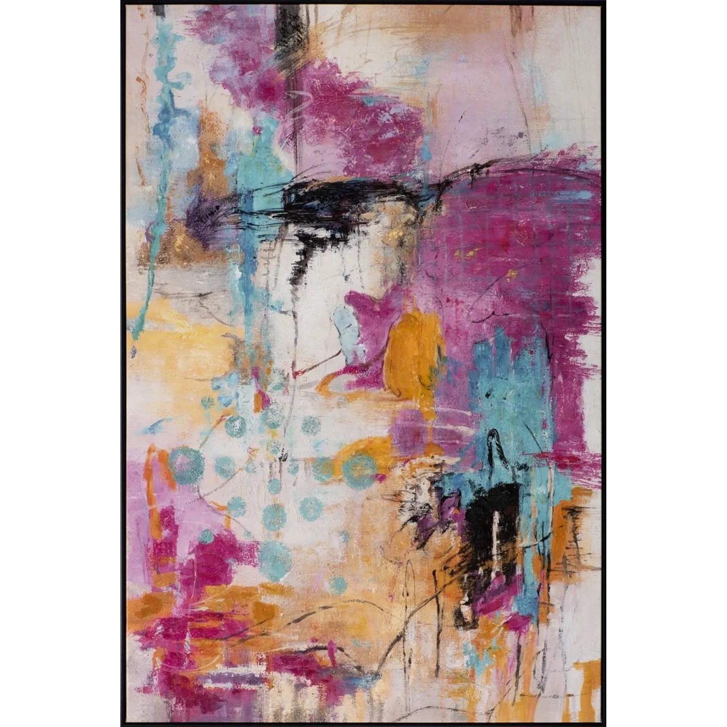 Art Universe Leinwandbild Colourful Thoughts 100 x 150 cm
