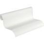 Rolle PROFHOME Vliestapete 369253-GU, Textiloptik, Uni, matt weiß.