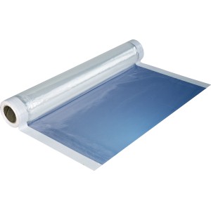 LUX Fensterschutzfolie auf Rolle, 1,2 m x 10 m, mit Klebekanten für Renovierungsarbeiten.