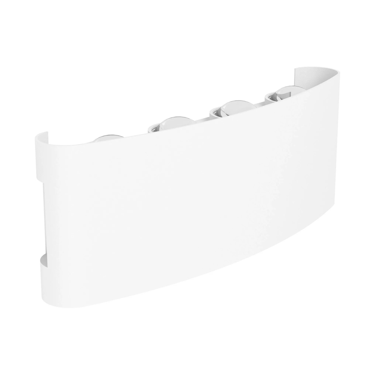 Eglo LED-Außenwandleuchte Cosolenzo-E Weiß 4,5 cm x 8 cm x 22 cm
