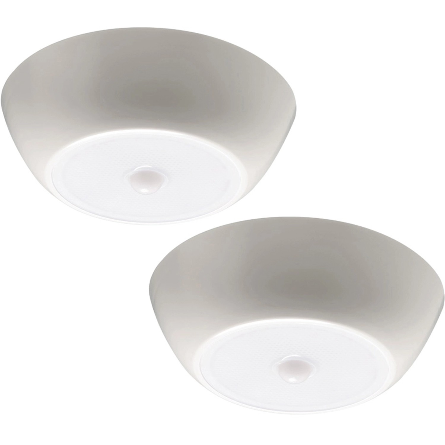 2er-Pack Mr. Beams LED-Deckenleuchten MB990, weiß, mit Bewegungsmelder.