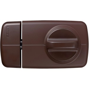 Abus Türzusatzschloss 7010 B B/SB in Braun für erhöhte Sicherheit.