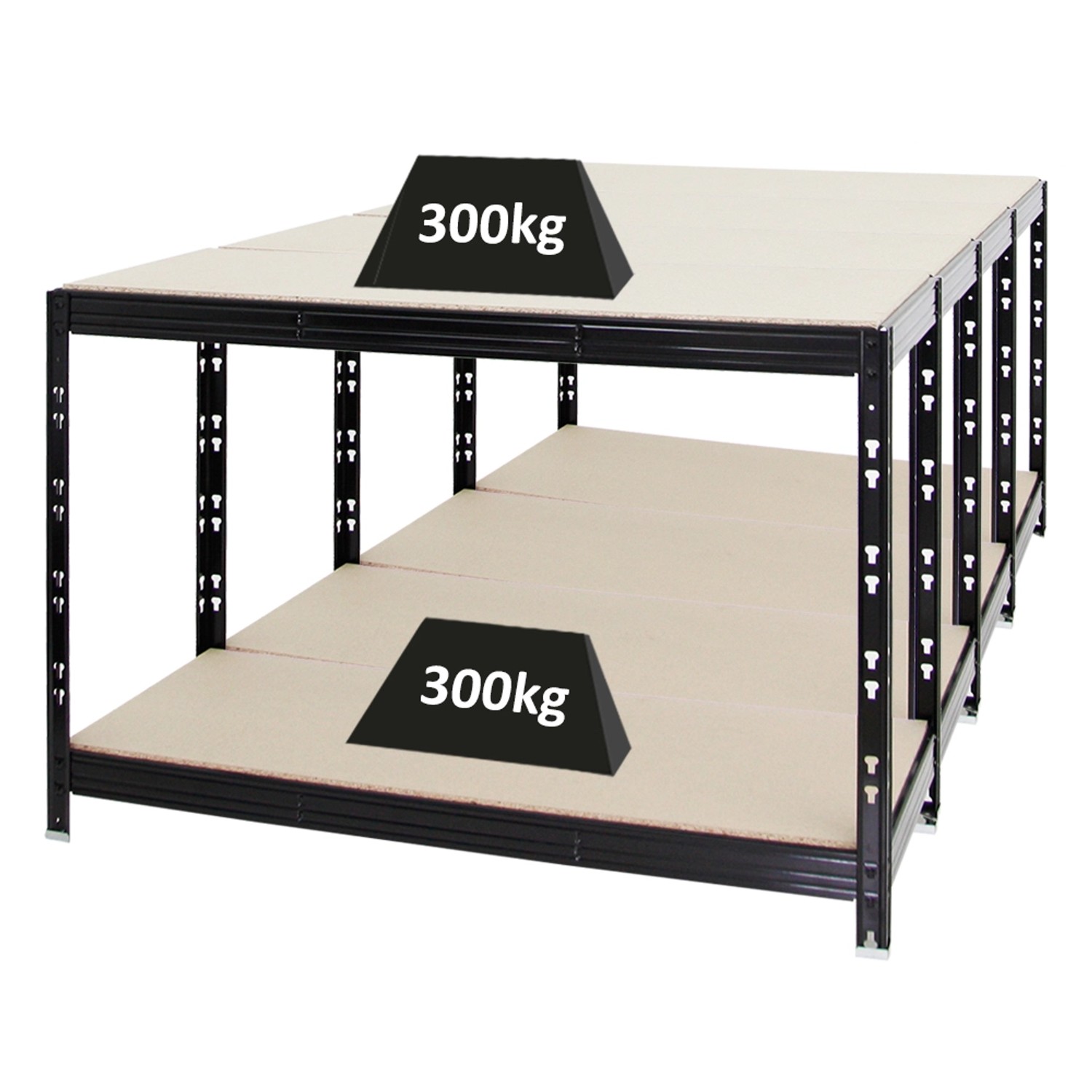 PROREGAL Mega Deal 4x Werkbank Tiger HxBxT 90 x 140 x 60 cm Fachlast 300 kg günstig online kaufen