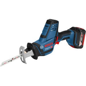 Bosch Professional Akku-Säbelsäge GSA 18V-LI C mit Akku und L-Boxx.