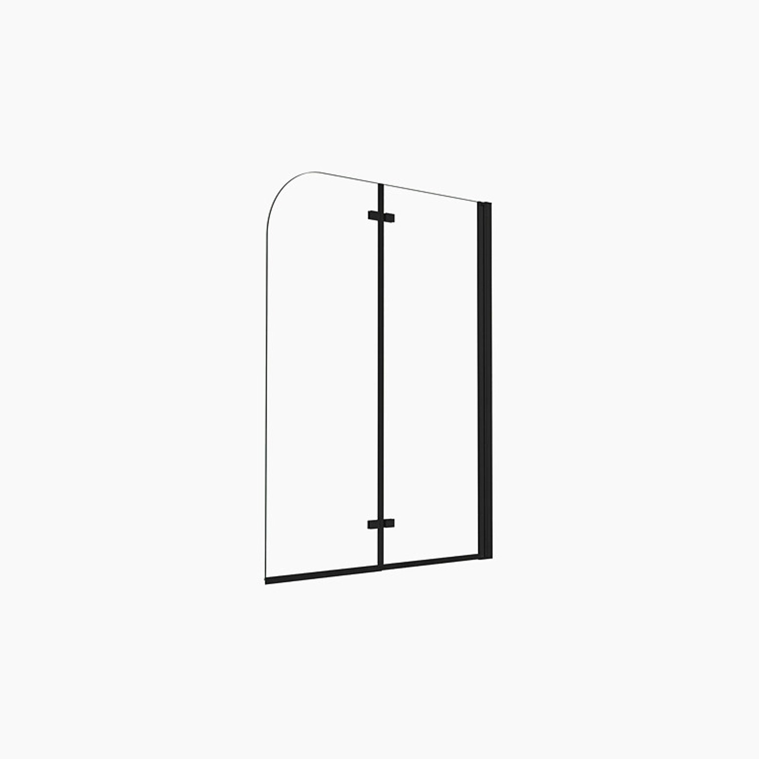 Duschparadies 100 x 140cm Badewannenaufsatz 2tlg Faltwand 6mm Nano Glas Dus günstig online kaufen