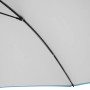 Detailaufnahme: Innenseite blauer Doppler Strandschirm Windprofi Neo 200 mit schwarzem Gestell.