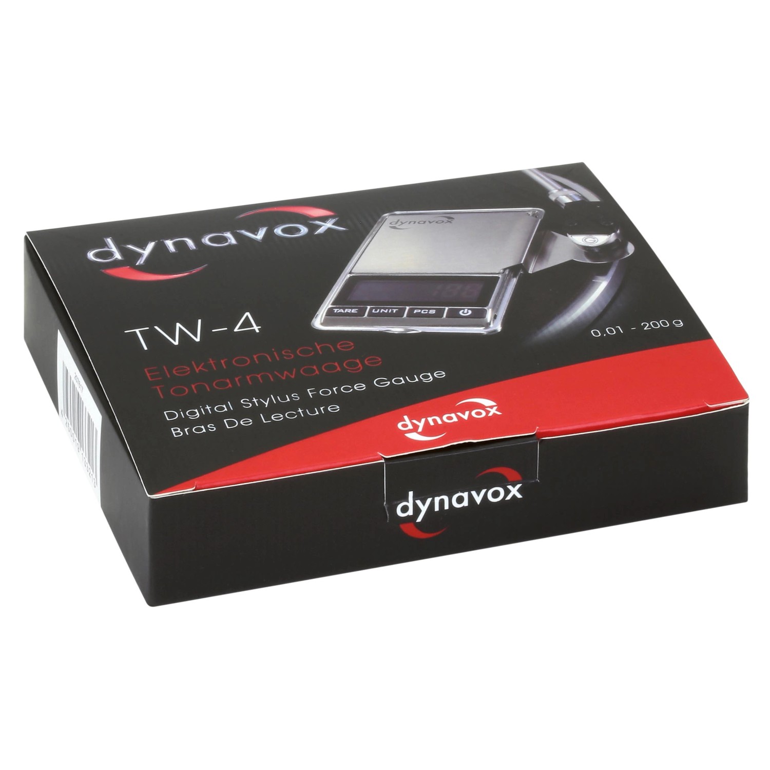 Dynavox TW-4 Tonarmwaage für Plattenspieler in Originalverpackung.