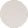 Runder, creme-farbener Ayyildiz Flachgewebeteppich Helix, Ø 80 cm.
