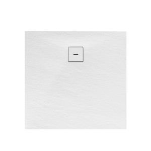 Quadratische Schulte Duschwanne ExpressPlus, 120x120 cm, Alpinweiß mit Ablauf